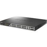 D-Link DSS-200G-28MPP switch di rete Gestito L2 Gigabit Ethernet (10/100/1000) Supporto Power over Ethernet (PoE) 1U Grigio, Interruttore Gestito, L2, Gigabit Ethernet (10/100/1000), Full duplex, Supporto Power over Ethernet (PoE), 1U