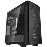 DeepCool CK560 Midi Tower Nero, Chassis Tower Nero, Midi Tower, PC, Nero, ATX, EATX, micro ATX, Mini-ATX, ABS, SPCC, Vetro temperato, 17,5 cm