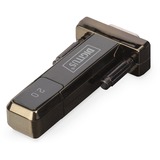 Digitus Adattatore seriale USB 2.0 Nero, USB 2.0, D-Sub 9 Male, Nero