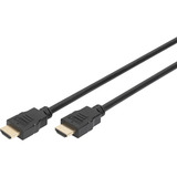 Digitus Cavo HDMI High Speed con Ethernet, tipo A Nero