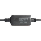 Digitus Cavo di prolunga USB 2.0 attivo, 15 metri Nero