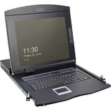 Digitus Console modulare 17", Switch KVM Nero