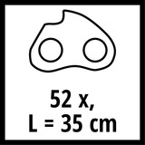 EINHELL 4500171 catena di ricambio per sega, Sega a catena Einhell, BG-PC 3735, 170 g, 88 mm, 151 mm, 35 mm