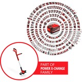 EINHELL GE-CT 18/30 Li - Solo, Tagliabordi rosso/Nero