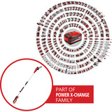 EINHELL Power X-Change Akku-Hochentaster GC-LC 18/20 Li T-Solo, 18Volt, Potatore rosso/Nero