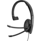 EPOS | Sennheiser | SENNHEISER ADAPT 130 USB Auricolare Cablato A Padiglione Musica e Chiamate USB tipo A Nero Nero, Cablato, Musica e Chiamate, 20 - 20000 Hz, 62 g, Auricolare, Nero