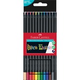 Faber-Castell 116412 pastello colorato Multicolore 12 pz Nero, Multicolore, 12 pz