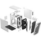 Fractal Design Torrent Compact Tower Bianco bianco, Tower, PC, Bianco, ATX, EATX, micro ATX, Mini-ITX, SSI CEB, Acciaio, Vetro temperato, Giocare