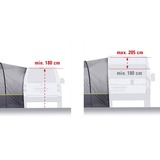 High Peak Trento 2.0, 14180, Tenda grigio/Limone verde