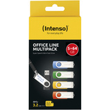 Intenso Office Line Multipack 64 GB, Chiavetta USB 