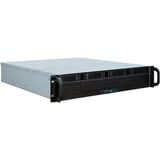 Inter-Tech 2U 2404L S-ATA Supporto Nero, Grigio, Server case Nero, Supporto, Server, Nero, Grigio, micro ATX, Mini-ITX, Acciaio, 2U