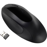 Kensington Mouse Pro Fit® Ergo wireless—nero Nero, Mano destra, RF senza fili + Bluetooth, 1600 DPI, Nero