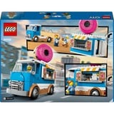 LEGO City 60452 Furgone delle Ciambelle Giocattolo con 2 Minifigure, Giochi Bambini 5+, Veicolo con Stand Gastronomico Mobile, Giochi di costruzione Giochi Bambini 5+, Veicolo con Stand Gastronomico Mobile, Set da costruzione, 5 anno/i, Plastica, 196 pz, 452 g