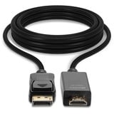 Lindy Cavo adattatore DisplayPort > HDMI 10,2 Gbit/s Nero