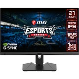 MSI Optix MAG274QRF-QD 68,6 cm (27") 2560 x 1440 Pixel LCD Nero, Monitor di gioco Nero, 68,6 cm (27"), 2560 x 1440 Pixel, LCD, 1 ms, Nero