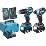 Makita DLX2414JX4 blu/Nero