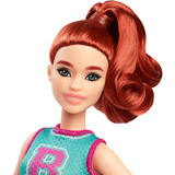 Mattel Bambola Barbie Fashionista con top in jersey e gonna plissettata 