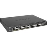 Netgear GS348PP Non gestito Gigabit Ethernet (10/100/1000) Supporto Power over Ethernet (PoE) Nero, Interruttore Non gestito, Gigabit Ethernet (10/100/1000), Full duplex, Supporto Power over Ethernet (PoE), Montaggio rack