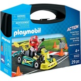 PLAYMOBIL Go-Kart Racer Carry Case Statuina giocattolo, 5 anno/i, Plastica, 29 pz, 298,15 g