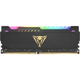 Patriot Viper Steel PVSR416G360C0 memoria 16 GB 1 x 16 GB DDR4 3600 MHz Nero, 16 GB, 1 x 16 GB, DDR4, 3600 MHz, 288-pin DIMM