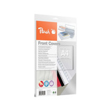 Peach PB100-15 cartellina A4 Trasparente 25 pz, Copertura A4, Trasparente, 0,18 mm, 25 pz