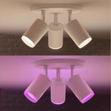 Philips Hue White & Color Ambiance Fugato Spot triplo, Luce LED bianco
