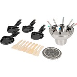 ProfiCook 501245, Raclette Nero/Argento