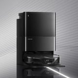 Roborock Qrevo Slim Senza sacchetto Nero, Aspirazione robot Nero, Senza sacchetto, Nero, Rotondo, 67 dB, 0,22 L, 0,072 L
