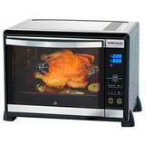 Rommelsbacher BGE 1580/E fornetto con tostapane 30 L 1580 W Nero, Acciaio inossidabile Grill, Mini forno accaio, 30 L, Nero, Acciaio inossidabile, Touch, 80 - 230 °C, Acciaio inossidabile, 120 min