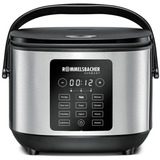 Rommelsbacher MRK 650, Cuociriso accaio/Nero