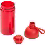 Room Copenhagen Borraccia LEGO 0,5 litri, Bottiglia di acqua rosso/trasparente