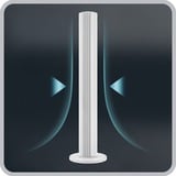 Rowenta Urban Cool VU6720 , Ventilatore a Torre, 3 Velocità, Design sottile, Silenziosità 46 dBA bianco, Ventilatore a Torre, 3 Velocità, Design sottile, Silenziosità 46 dBA, Ventilatore a torretta, Bianco, Pavimento, 61 dB, 8 h, IP20