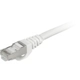 Sharkoon Cavo patch SFTP, RJ-45, con cavo grezzo Cat.7a bianco