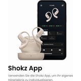 Shokz OpenFit Cuffie Wireless A clip Chiamate/Musica/Sport/Tutti i giorni Bluetooth Bianco beige, Wireless, Chiamate/Musica/Sport/Tutti i giorni, 73,85 g, Cuffie, Bianco