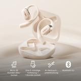 Shokz OpenFit, Cuffie beige
