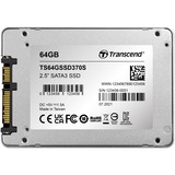 Transcend 370S 2.5" 64 GB Serial ATA III MLC argento, 64 GB, 2.5", 450 MB/s, 6 Gbit/s