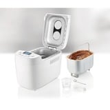 Unold 68520 macchina per il pane 850 W Bianco bianco, 1,5 kg, Finestra visuale, Timer, Controllo di doratura della crosta variabile, Funzione mantieni al caldo, 850 W
