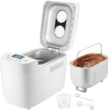 Unold 68520 macchina per il pane 850 W Bianco bianco, 1,5 kg, Finestra visuale, Timer, Controllo di doratura della crosta variabile, Funzione mantieni al caldo, 850 W