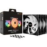 be quiet! LIGHT WINGS LX 140mm PWM 3-Pack Black Case per computer Ventilatore 14 cm Nero 3 pz, Ventola Nero, Ventilatore, 14 cm, 1200 Giri/min, 95 m³/h, Nero