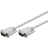 goobay CAK VGA 500 15M/15M 5m cavo VGA VGA (D-Sub) grigio, 5 m, VGA (D-Sub), VGA (D-Sub), Maschio/Maschio
