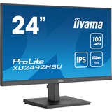 iiyama ProLite XU2492HSU-B6 Monitor PC 60,5 cm (23.8") 1920 x 1080 Pixel Full HD LED Nero, Monitor LED Nero (opaco), 60,5 cm (23.8"), 1920 x 1080 Pixel, Full HD, LED, Nero