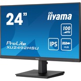 iiyama ProLite XU2492HSU-B6 Monitor PC 60,5 cm (23.8") 1920 x 1080 Pixel Full HD LED Nero, Monitor LED Nero (opaco), 60,5 cm (23.8"), 1920 x 1080 Pixel, Full HD, LED, Nero