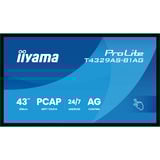 iiyama T4329AS-B1AG, Monitor LED Nero (opaco)