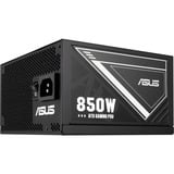 ASUS ATS-850G alimentatore per computer 850 W 20+4 pin ATX ATX Nero, Alimentatore PC Nero, 850 W, 110 - 240 V, Attivo, 100 W, 850 W, 100 W