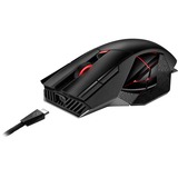 ASUS ROG Spatha X mouse Mano destra RF Wireless + USB Type-A Ottico 19000 DPI Nero, Mano destra, Ottico, RF Wireless + USB Type-A, 19000 DPI, Nero