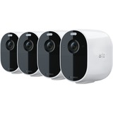 Arlo Videocamera Essential con faretto integrato, Telecamera di sorveglianza bianco/Nero, Telecamera di sicurezza IP, Interno e esterno, Wireless, FCC, IC, CE, Soffitto/muro, Bianco