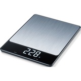 Beurer KS 34 XL, 70312, Bilancia da cucina accaio/Nero