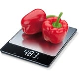 Beurer KS 34 XL, 70312, Bilancia da cucina accaio/Nero