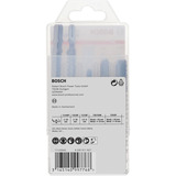 Bosch 2 607 011 438 lama per sega a gattuccio, sega a traforo e sega universale Lama per seghetto alternativo Carburo 15 pz, Impostare la lama per sega Lama per seghetto alternativo, Alluminio, In legno duro, Metallo, Multi, Plastica, Legno dolce, Acciaio, Legno, Carburo, Grigio, 15 pz