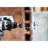 Bosch Expert 2 608 900 527 accessorio per attacco del trapano Adattatore per la sega a tazza blu, Adattatore per la sega a tazza, Attacco esagonale, Metallo, Tubo, Plastica, Profilato, Legno con chiodi, Blu, Argento, 80 mm, 3,37 cm